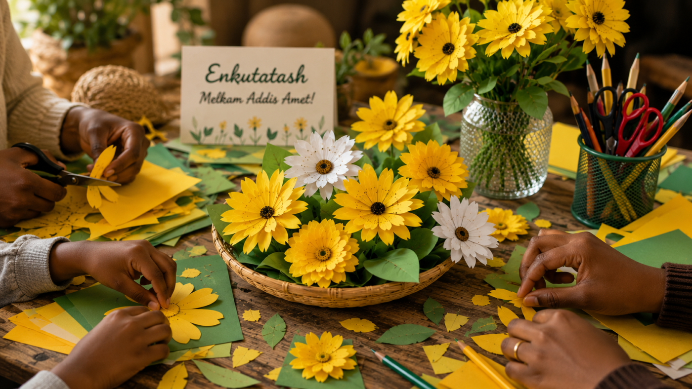 Enkutatash: Ethiopian New Year Calendar and a Workshop at Rekebot Ethiopia Newcastle