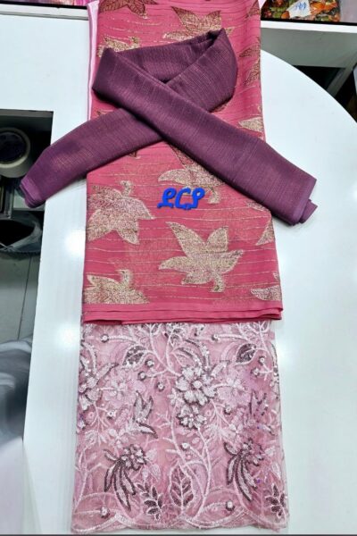 Deria Dress – Burgundy & Pink