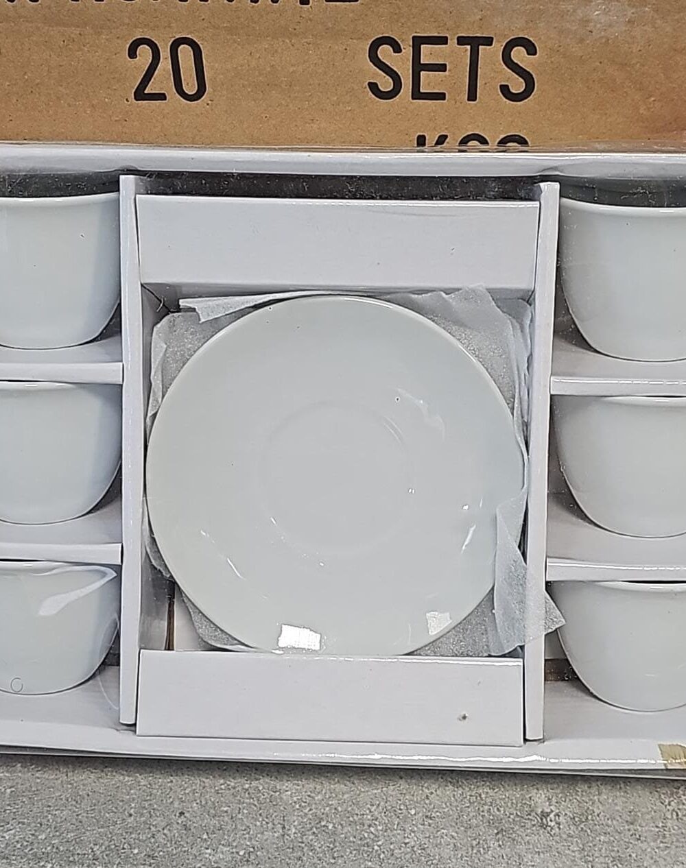 Finjal (Cini) Cup & Plate Set – 20 Pieces – Azmarino Fashion Boutique