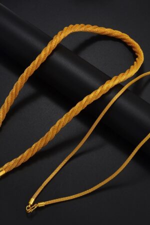 Gold-Tone Chain Necklace – Azmarino Fashion Boutique