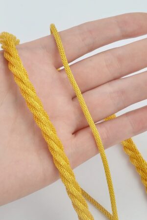 Gold-Tone Chain Necklace – Azmarino Fashion Boutique – view 2