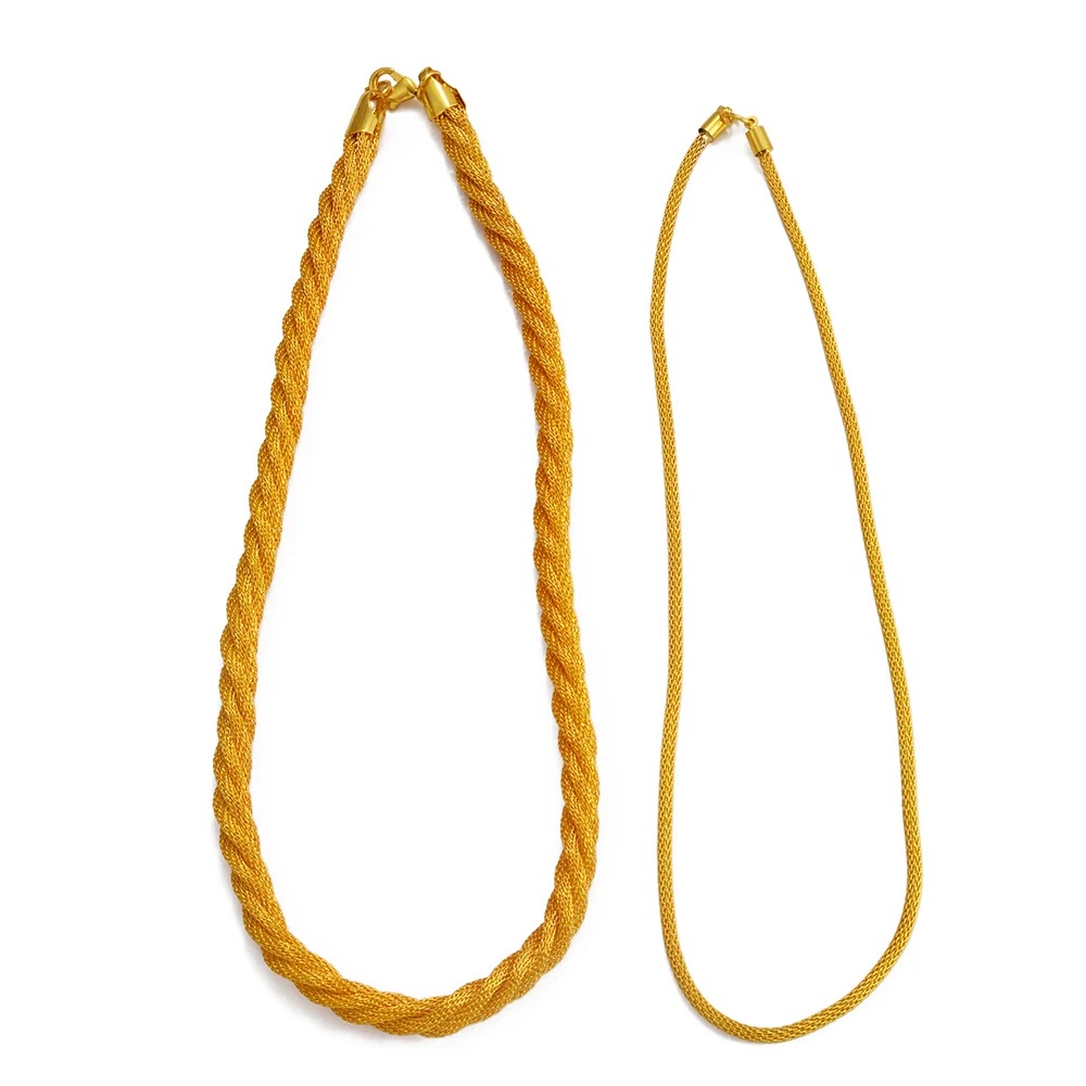 Gold-Tone Chain Necklace – Azmarino Fashion Boutique – view 5