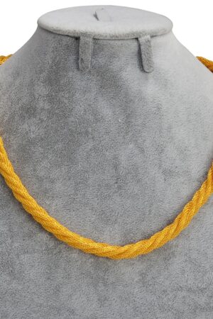 Gold-Tone Chain Necklace – Azmarino Fashion Boutique – view 6