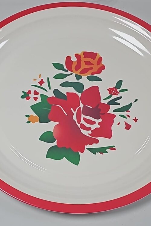 Mesetah Serving Tray – Flower Print – Azmarino Fashion Boutique