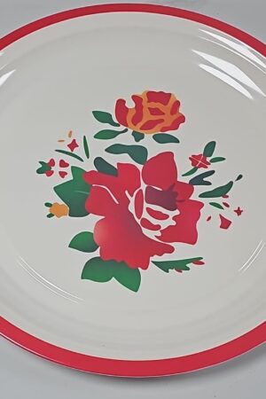 Mesetah Serving Tray – Zuria, Sefe or Flower Design – Azmarino Fashion Boutique – view 3