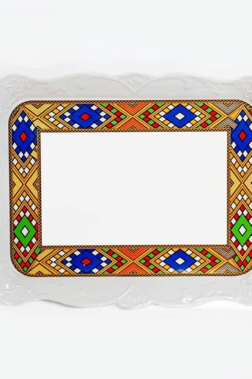 Tibeb Pattern Coffee Serving Tray – Azmarino Fashion Boutique