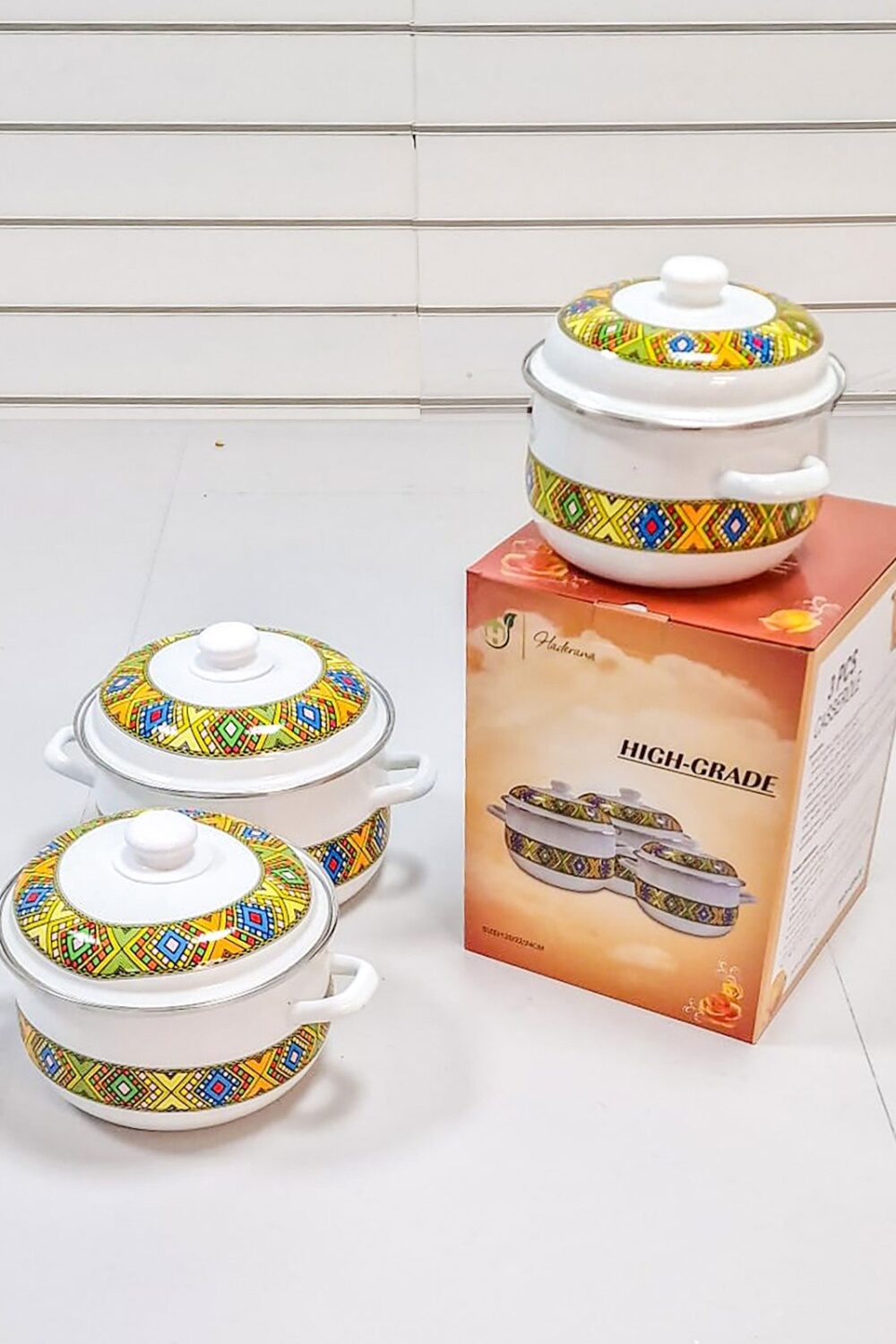 Tibeb Pattern Serving Bowl Set – Azmarino Fashion Boutique