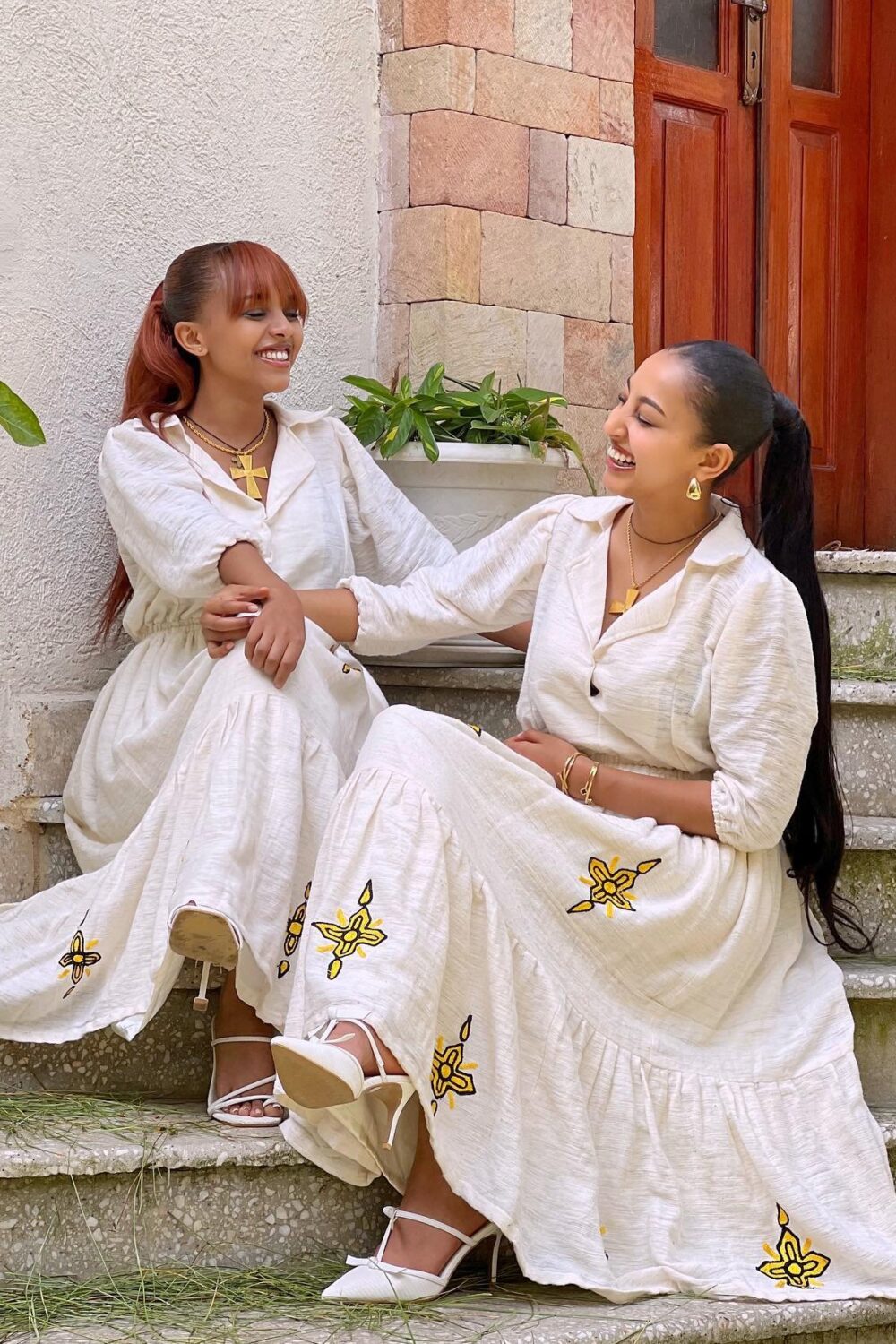 Zuria Habesha Kemis – White (Style 1) – Azmarino Fashion Boutique